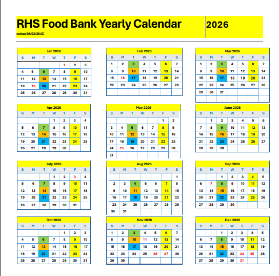 Foodbank Calendar 2006